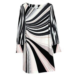 H&M Graphic Stripe Cocktail Dress – NWOT